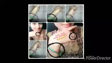sexy girl recording hot asset for boyfriend