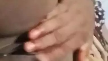 Tribal Indian wife showing her private body parts