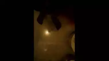 Handjob by swetha after fucking in toilet
