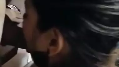 Hot indian girlfriend blowjob