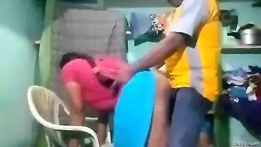 Desi aunty fucked hard by her neighbour college student when she is alone