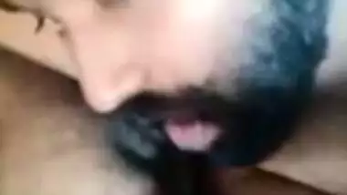 Indian girl enjoying boob sucking and pussy licking