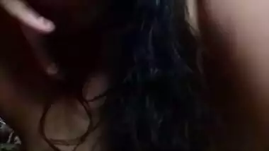 Desi Bhabhi showing her naked hairless pussy