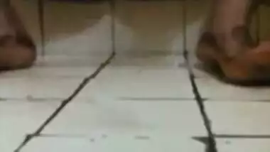 Naughty Indian girl masturbating in the bathroom