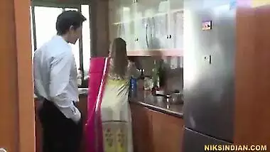 Newly married Indian bhabhi strips her salwar and loses her virginity with devar ji