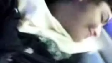 Indian Girl Showing boobs in car