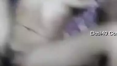 Village Couple Boobs Pressing And Fucking In Night
