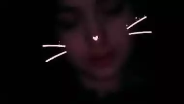 Very cute girl video call
