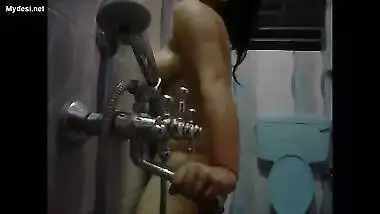 bengali college girl simu bathroom masturbation