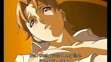 Anime blonde gets her cunt licked and pounded